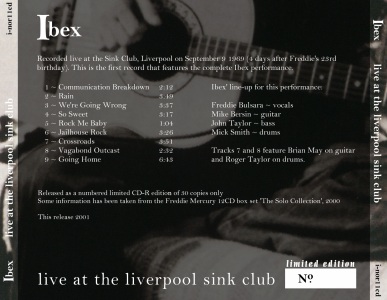 Ibex - Live at the Liverpool Sink Club (bootleg)