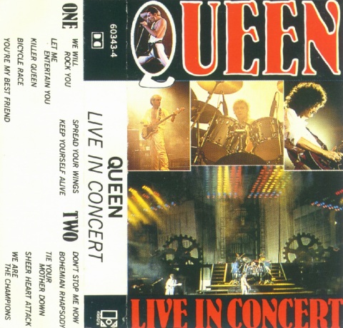 Live In Concert New Zelan Casette Issue