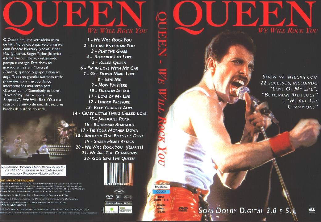 We Will Rock You DVD (Brazilian edition)