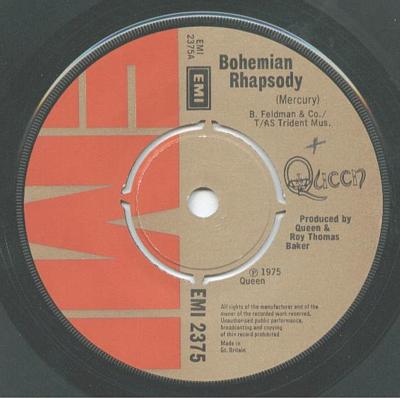 Rare original BoRhap edition with Queen logo on the skew
