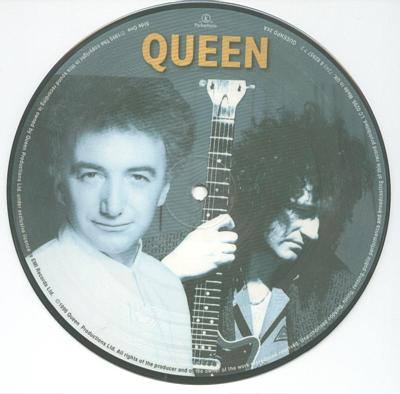 7" picture disc of Let Me Live/Bicycle Race/Fat Bottomed Girls (B-side) 