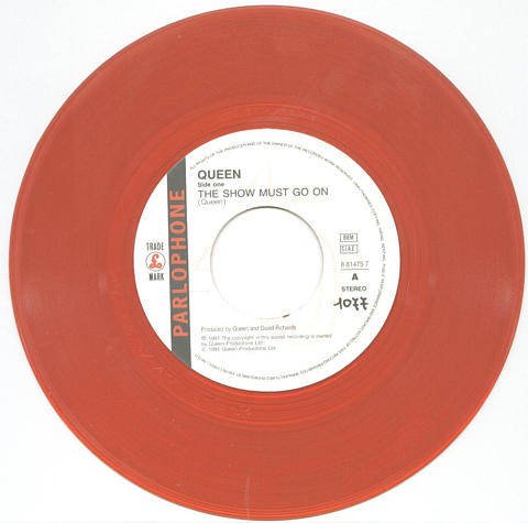 The Show Must Go On - Italian limited edition, red vinyl