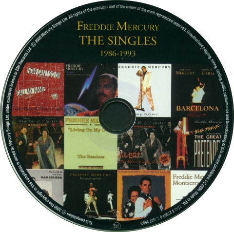 Freddie Mercury Singles 1986-93
