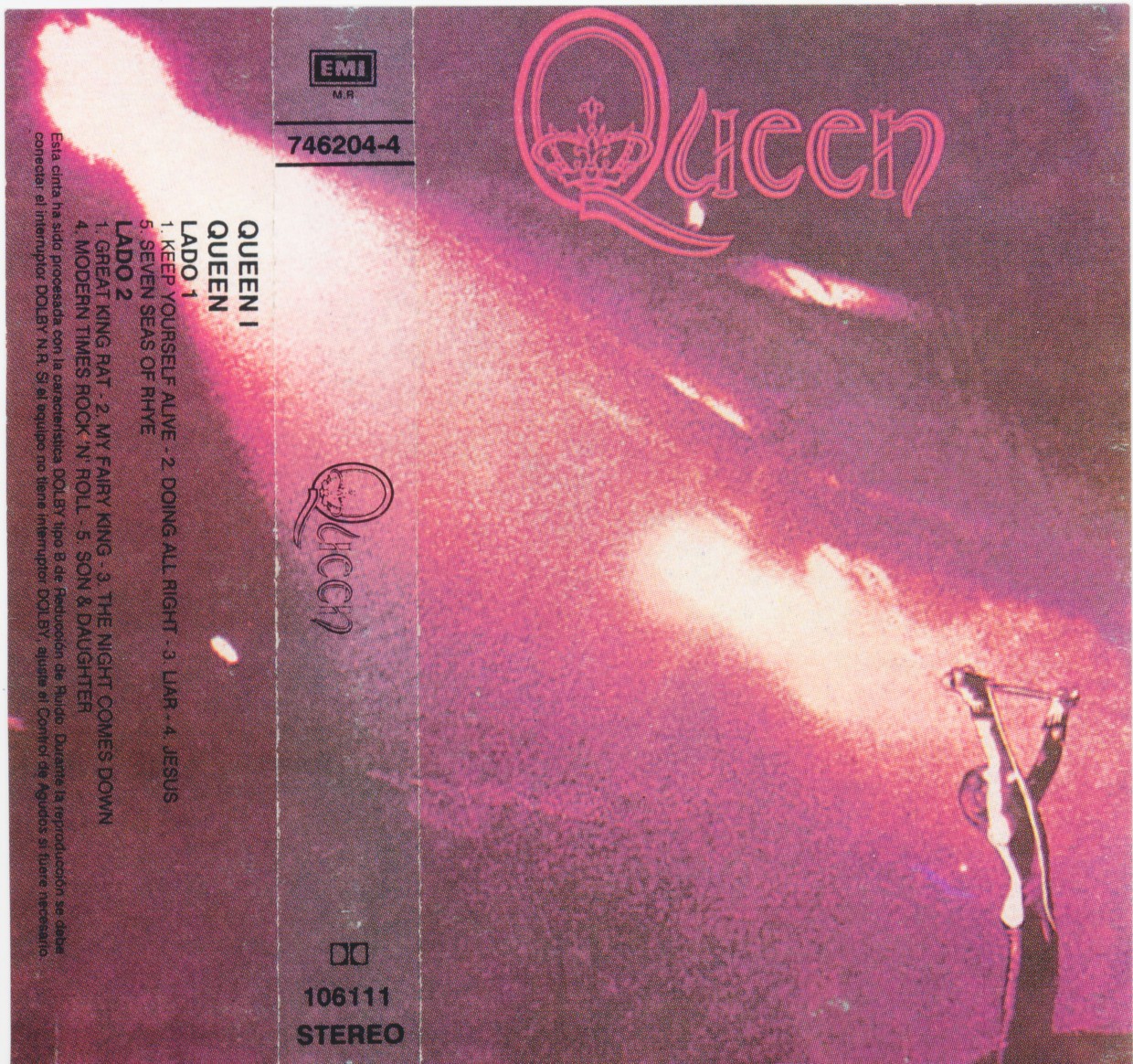 Queen I cassette cover