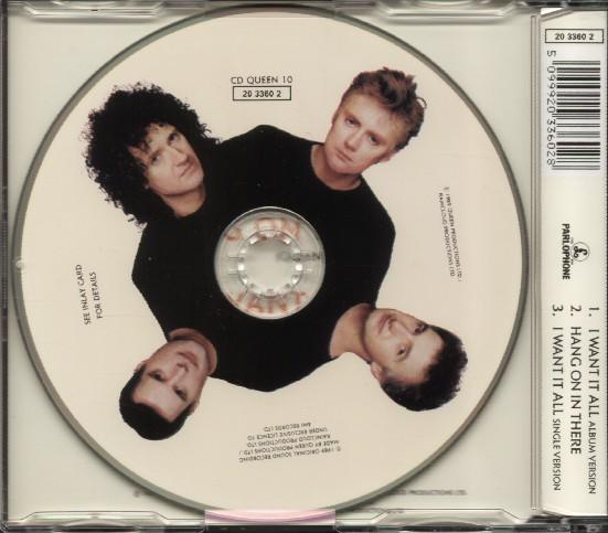 I Want It All CDS