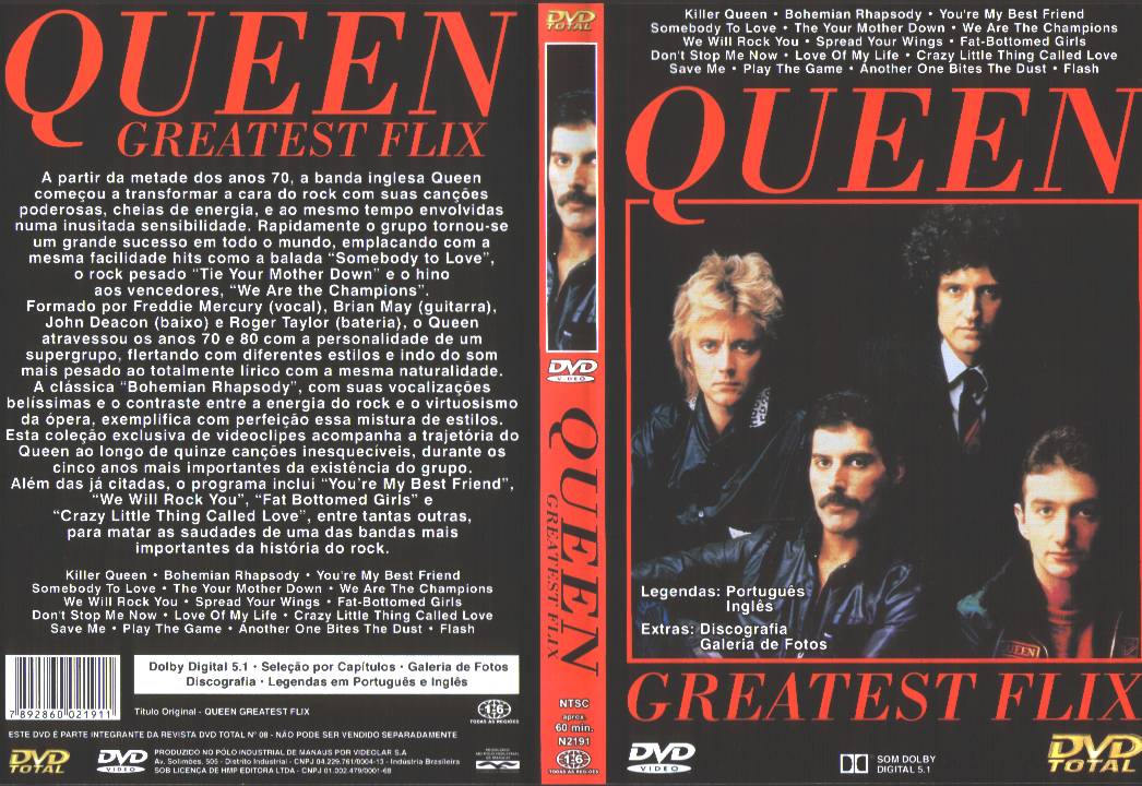 Queen Greatest Flix DVD (Brazilian issue)