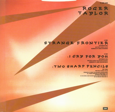 Strange Frontier (rare 12 inch - back)