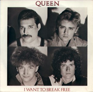 I want to break free cover