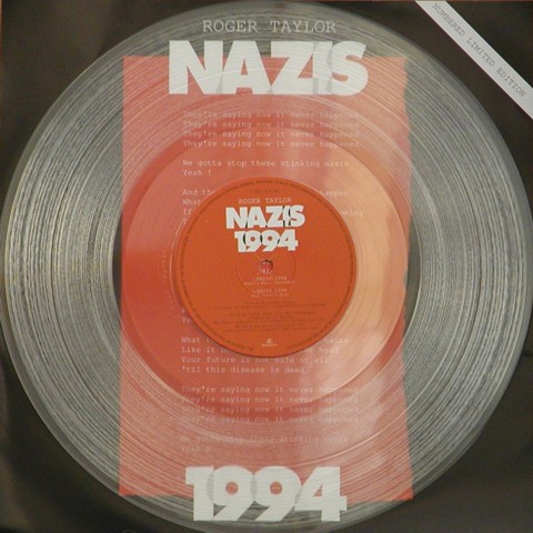 Roger NAZI 1994 Clear Vinyl Maxi Single