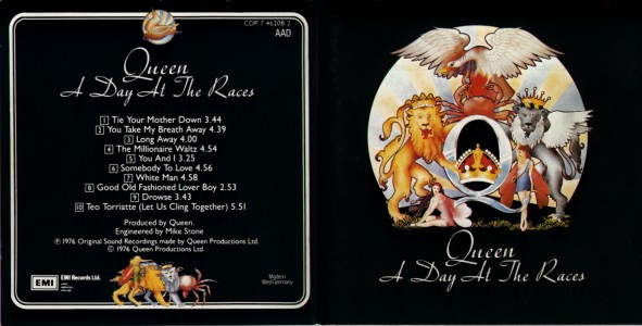 A Day At The Races sleeve