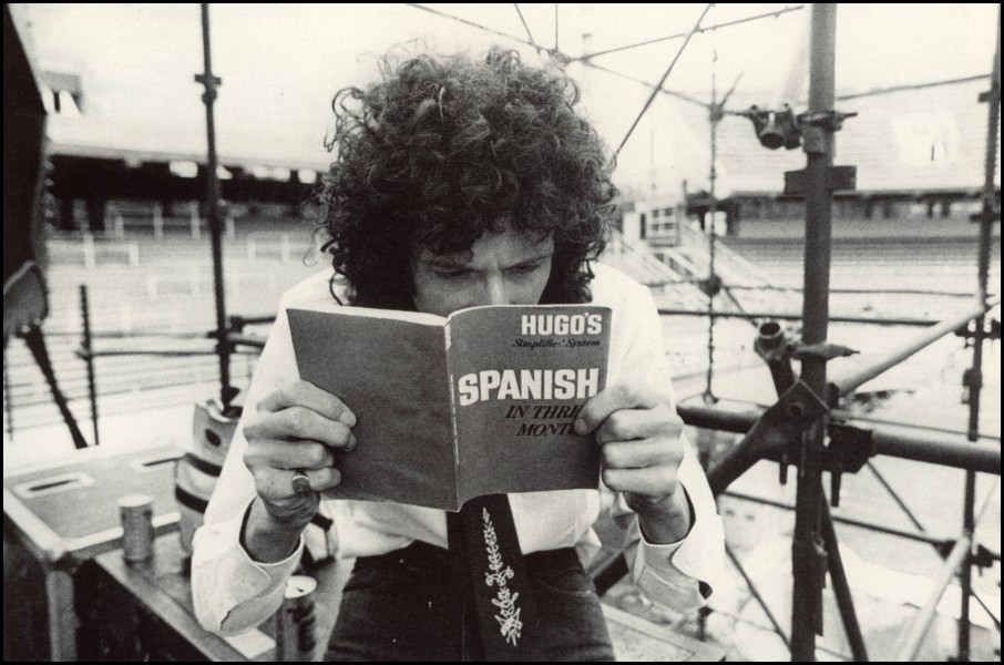 Brian during South American tour