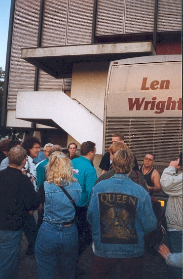 Brian before concert in Groningen (Netherlands)