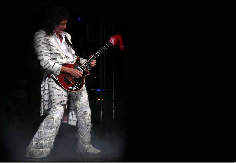 Bri on stage