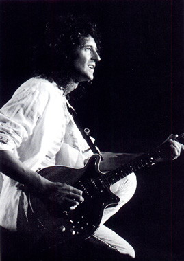 Brian playing his guitar on The Magic Tour