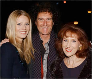 Brian, Anita and Gwineth Paltrow at Olivier Awards