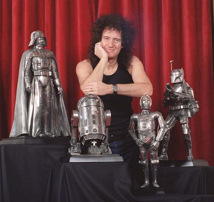 Mr. May's statues collection!