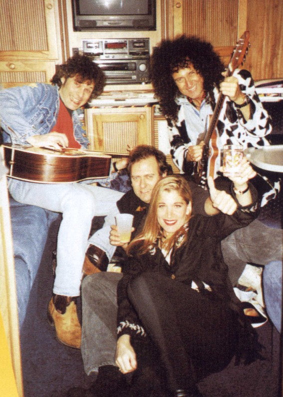 Brian , Jamie Moses ,Spike Edney & Cathy Porter