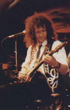 Brian in action with his guitar