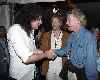 Brian with Bob Geldolf and Richard Branson