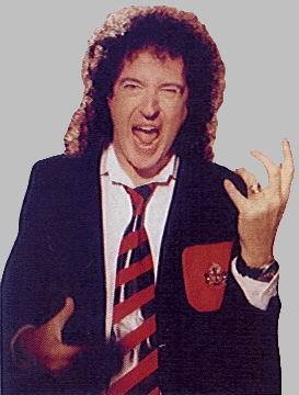 Brian ( Angus Young`s ACDC look ! )