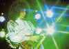 Brian May with greeeen lights!