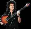 Brian with a Guitar...no red special?