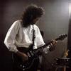 Brian in the studio during recording of 'One Vision'