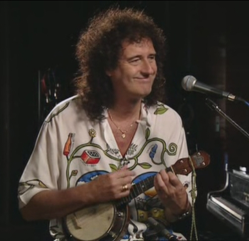 Bri with ukelele-banjo