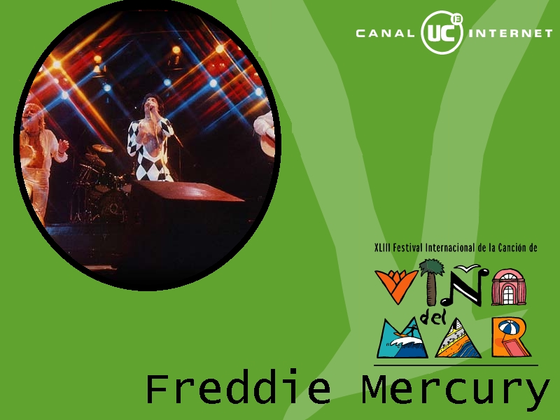 Freddie At Viña del Mar Festival (Freddie en el festival de viña... como hubiese sido...)