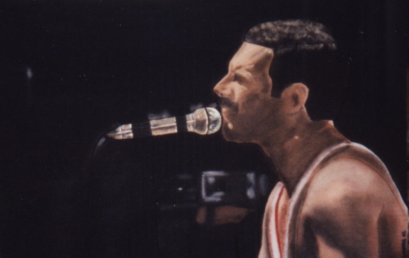 Freddie in silk
