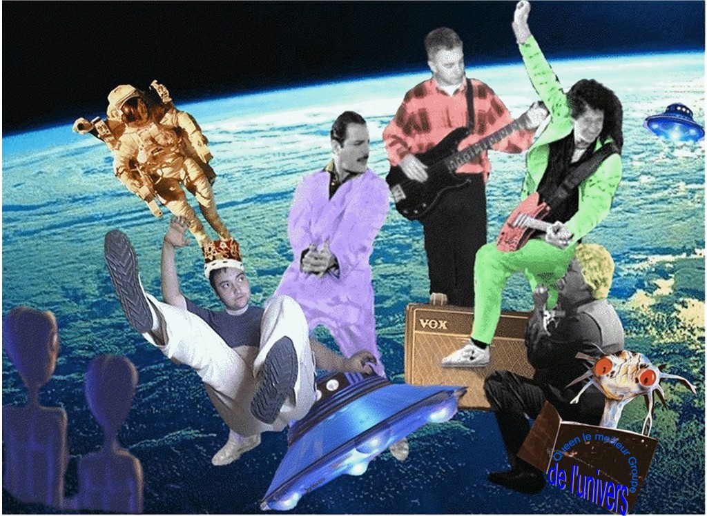 Queen And me fun in space