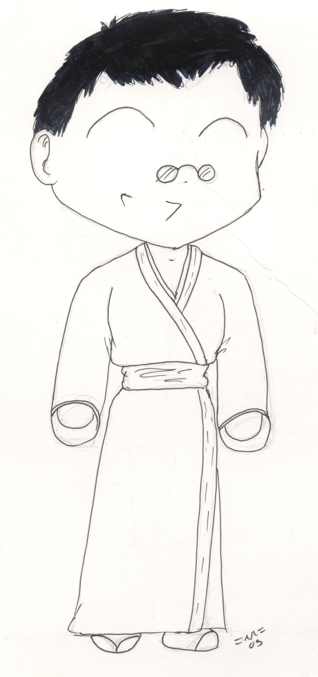 Me drawn (by somebody else) as an animé character!