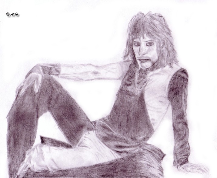 I'm so very bad at drawing but- darling freddie sketch