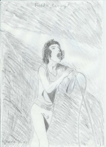 Freddie Mercury in the 70's