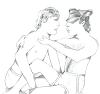 Freddie and Roger about to kiss!! (this should get a few people shouting at me!)