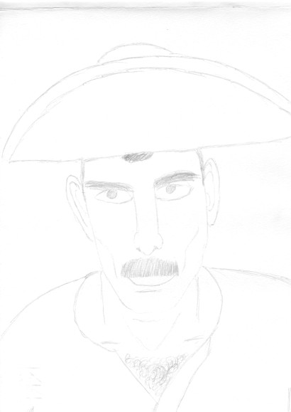 A drawing of Freddie from when I was young. 