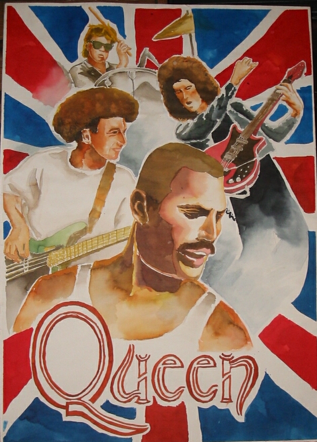 My Queen Vision (painted by Me)