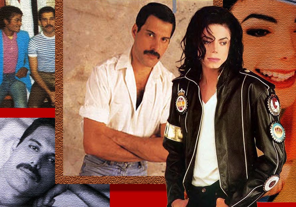 Freddie Mercury and Michael Jackson