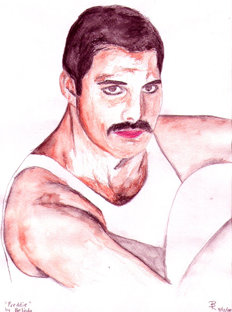 drawing of Freddie by Belinda
