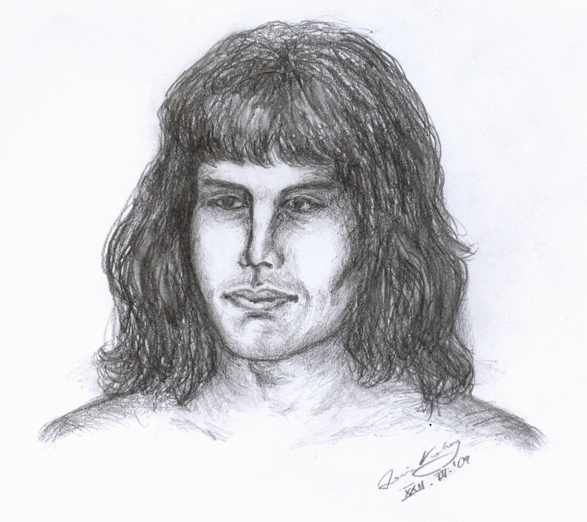 my drawing of freddie