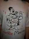 Freddie T-shirt handpainted with acrylic paint