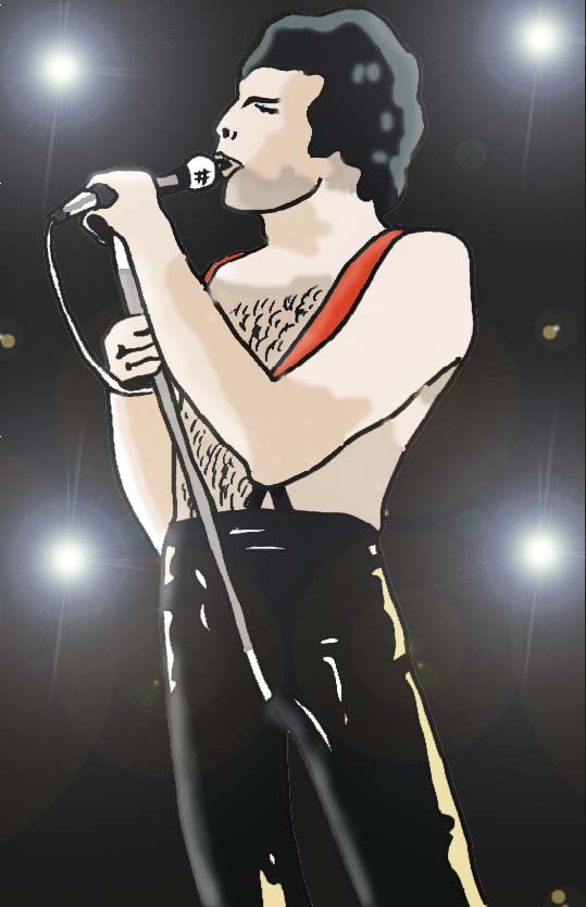 Another pic I did on the computer of Freddie