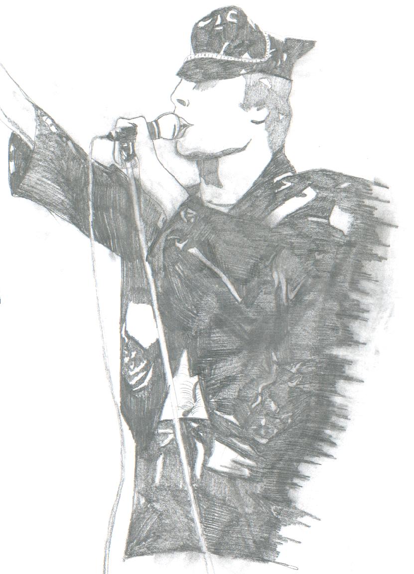 Another one of Freddie in leather