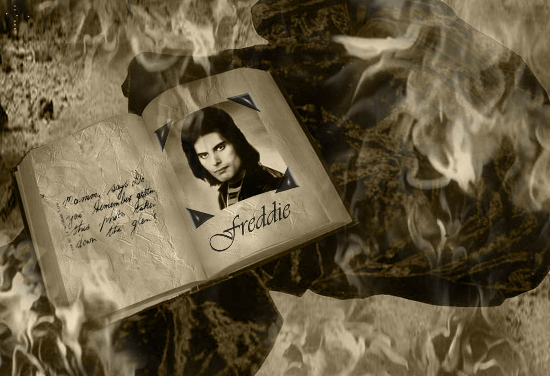 Freddie on fire
