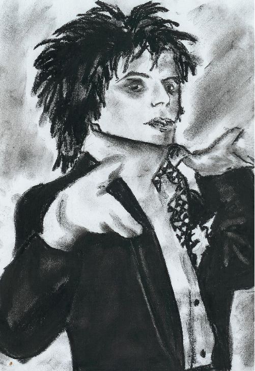 One of the first drawing I did of Freddie, I was 13/14