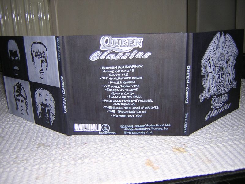 back of the cover (bad writing again, I couldn't print)