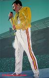 My painting of Freddie. Done with paints would you believe...