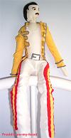 My Freddie Mercury doll. (Excuse the Princess Anne hips..)