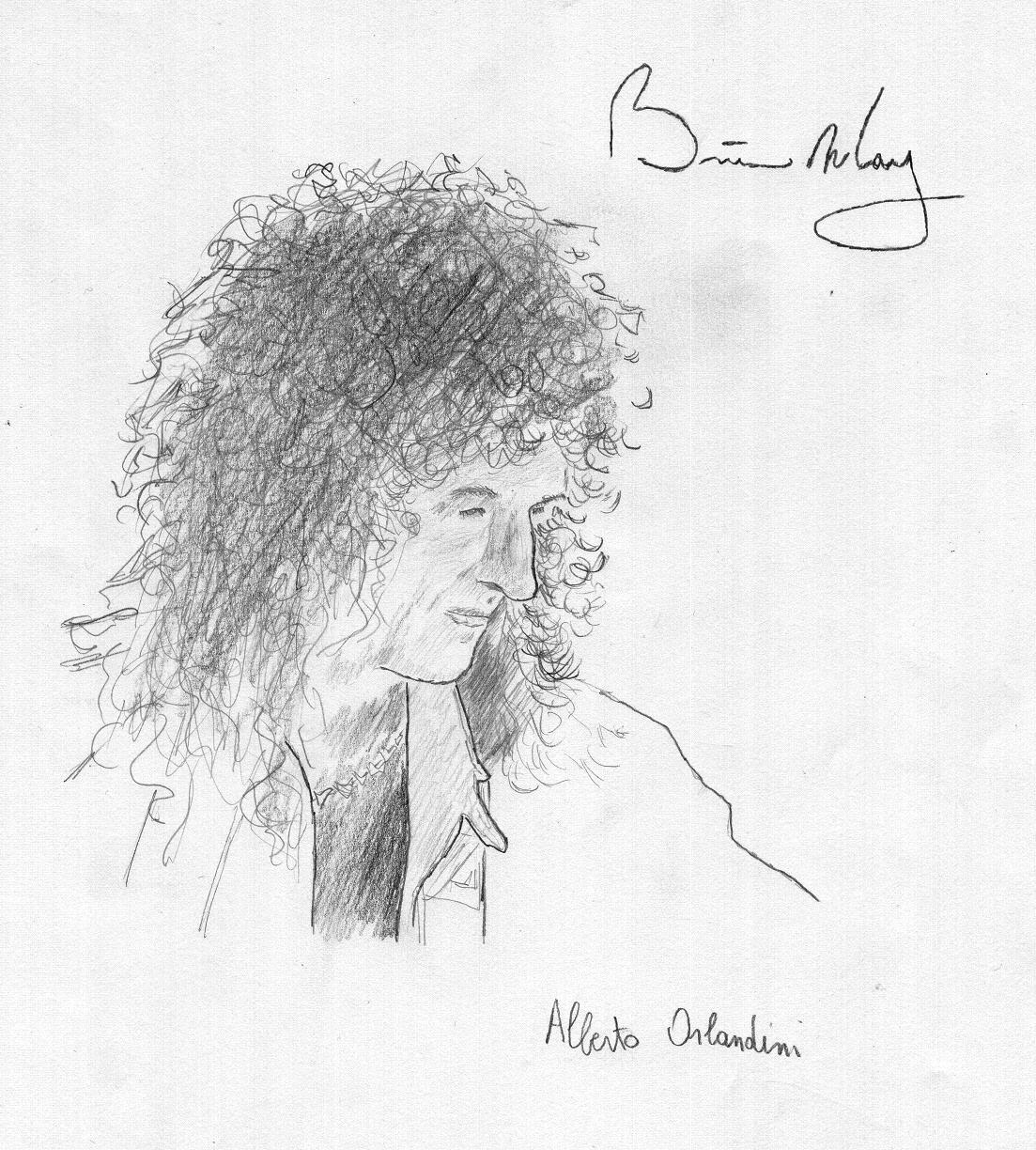 Portrait of Brian May