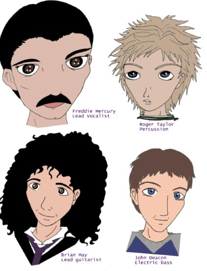 Caricature of oh-so Wonderful *Queen*